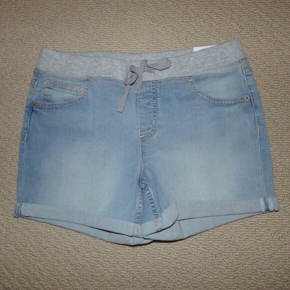 NWT GIRLS JUSTICE MIDI SHORTS SZ 12 PLUS - Picture 1 of 3